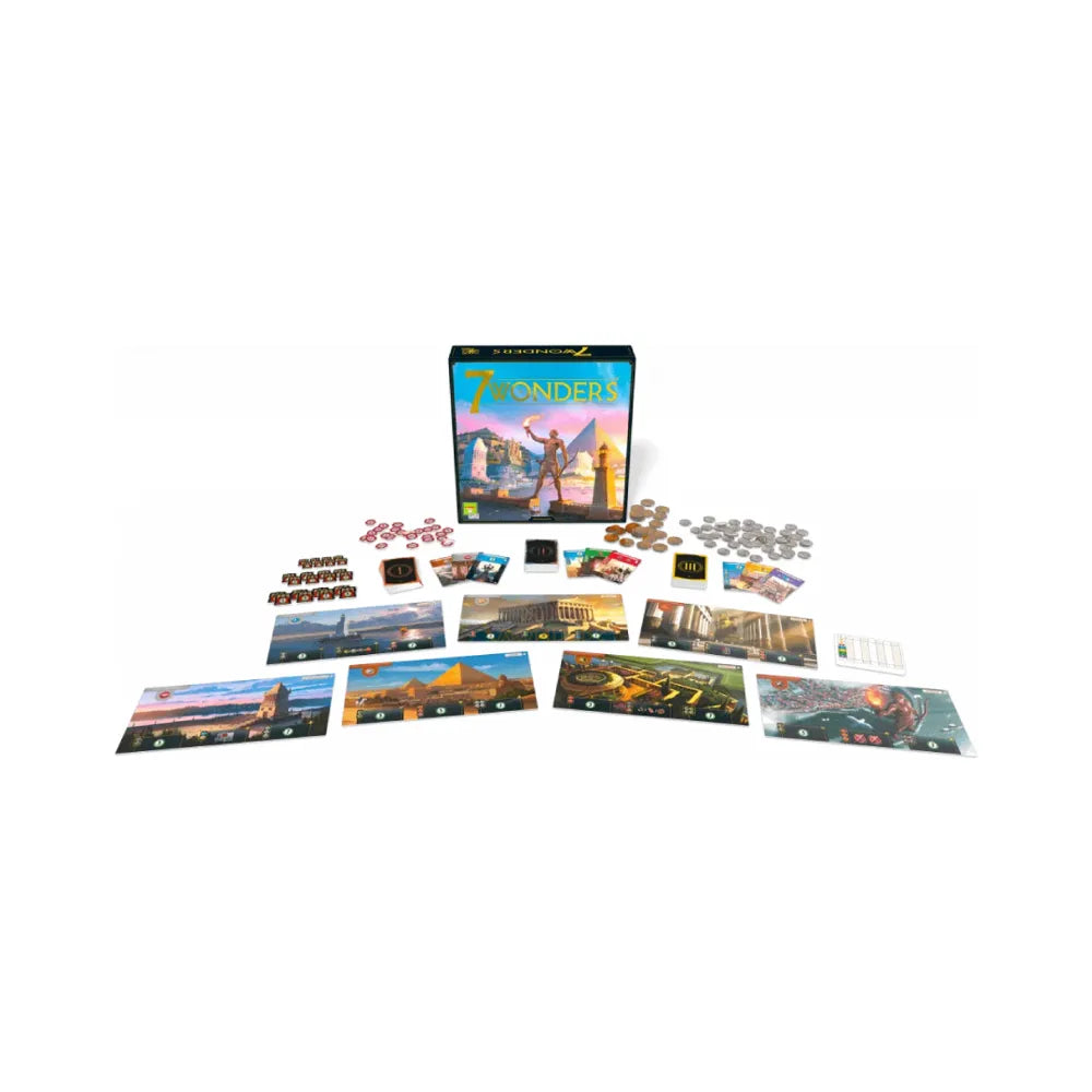 Asmodee - 7 Wonders (italienische Ausgabe)