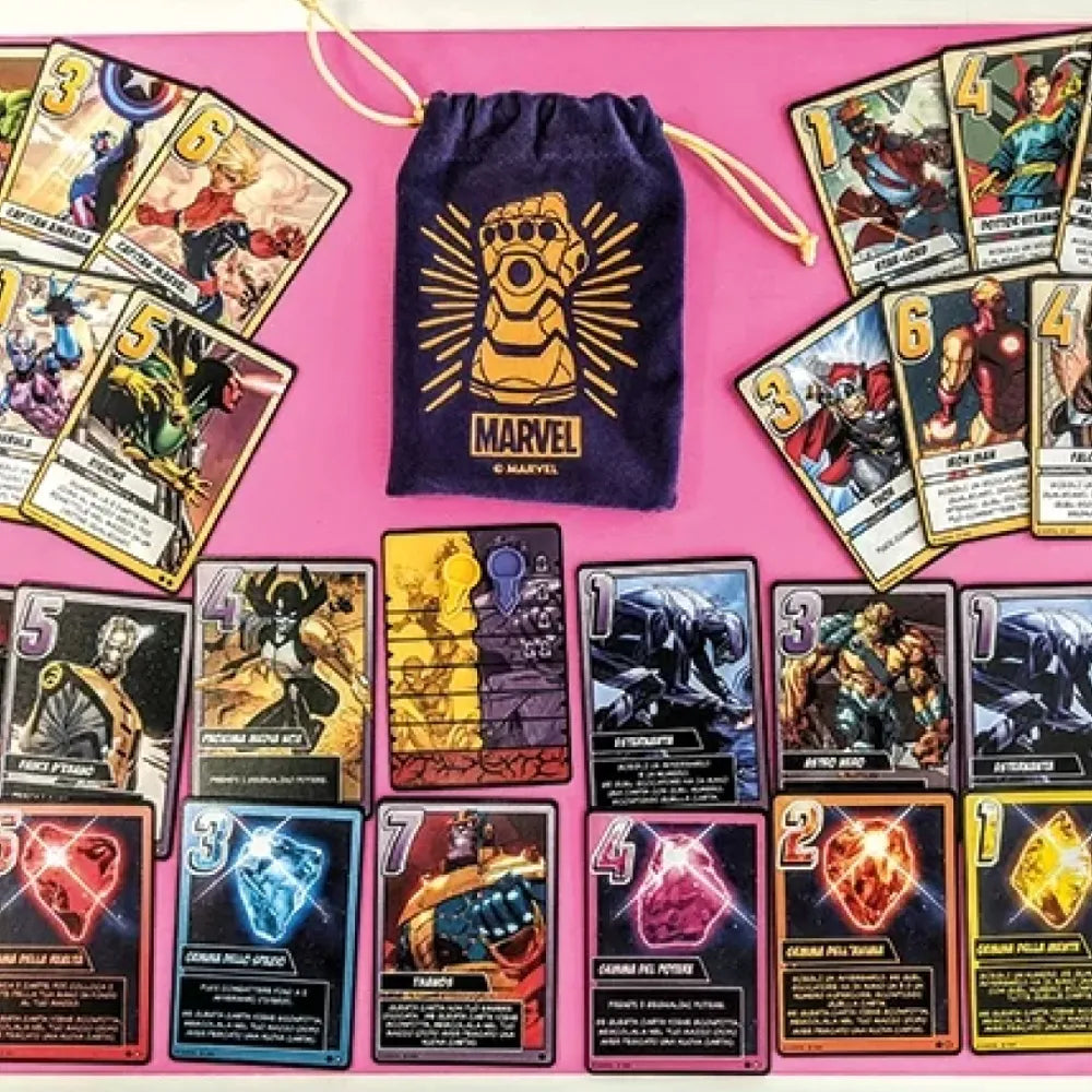 Asmodee - Love Letter Marvel: Der Infinity-Handschuh (italienische Ausgabe)