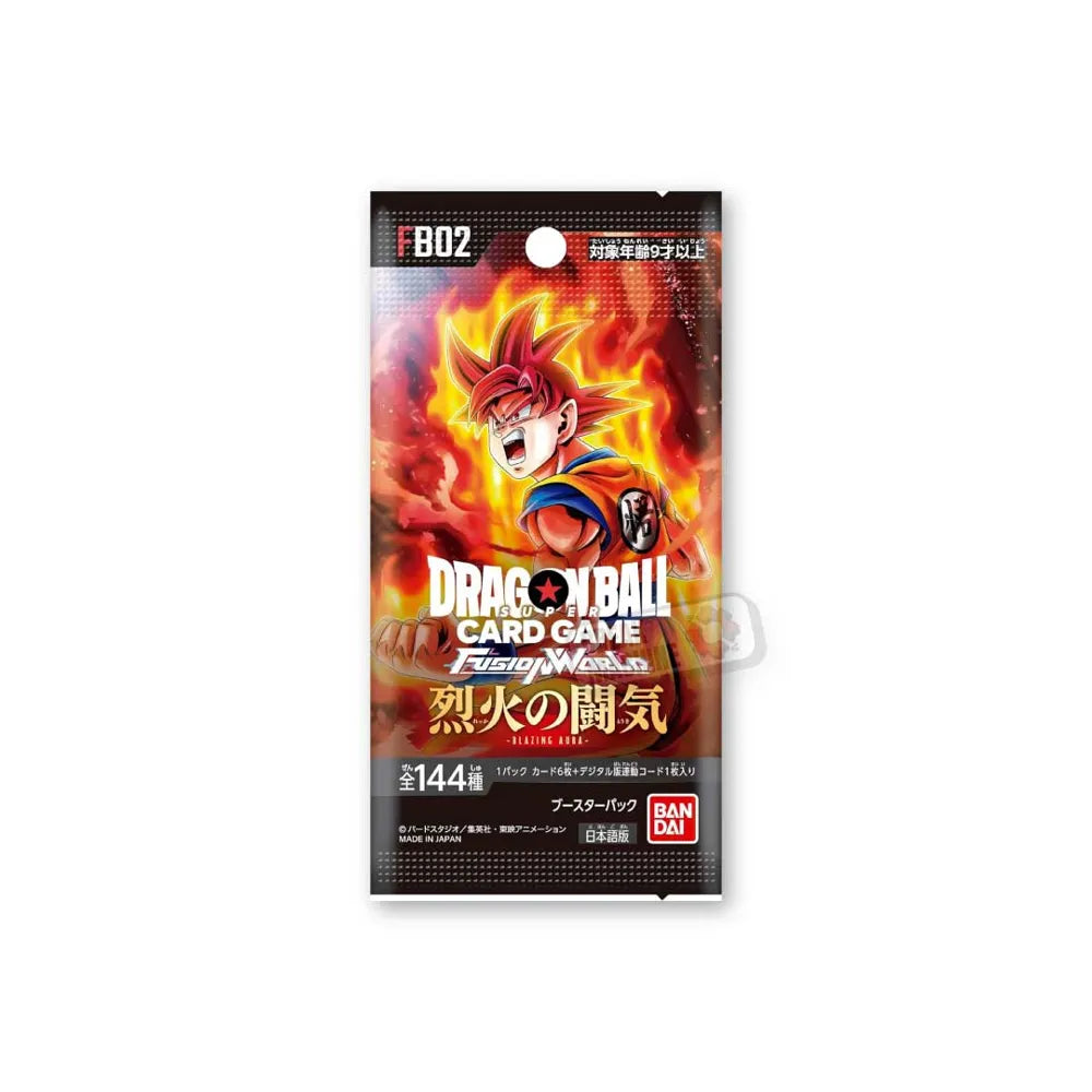 FB02 - Dragon Ball Super Card Game: Blazing Aura - Single Pack (JAP)