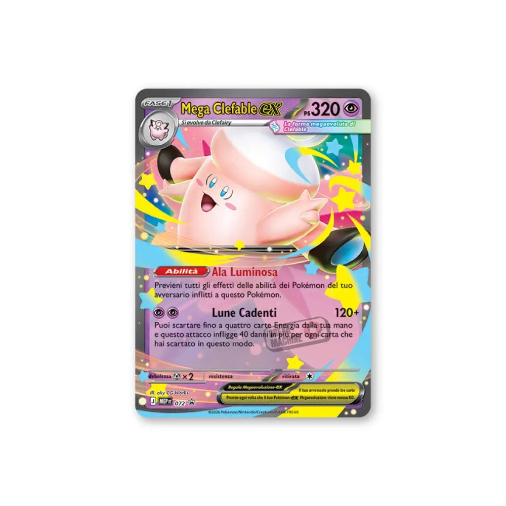 Tin da collezione Mega Chiarodiluna: Mega Clefable EX (IT)
