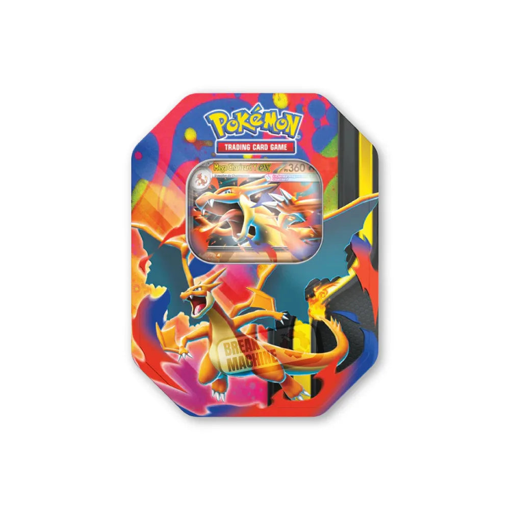 pokemon cards break charizard Mega Evolution Collector's Tin: Mega Charizard Y EX (IT) – Break Machine