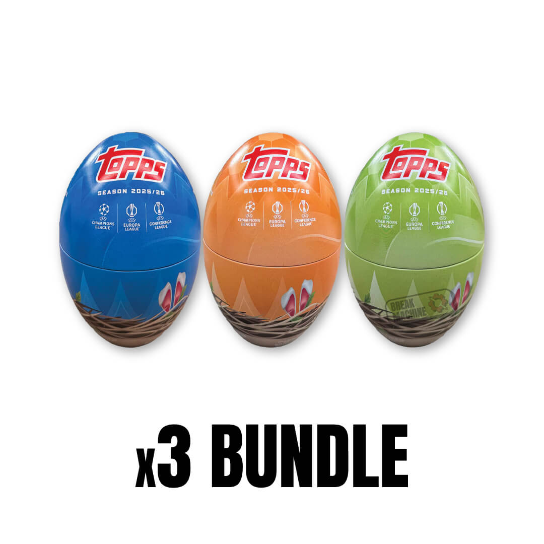 x3 BUNDLE - 2025/26 Topps Flagship UEFA Club Competitions - Spring Tin