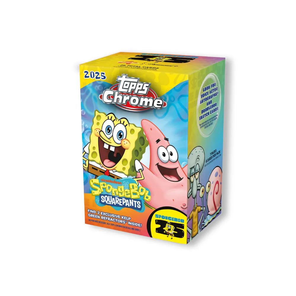 Topps Chrome SpongeBob 25th Anniversary 2025 - Value Box