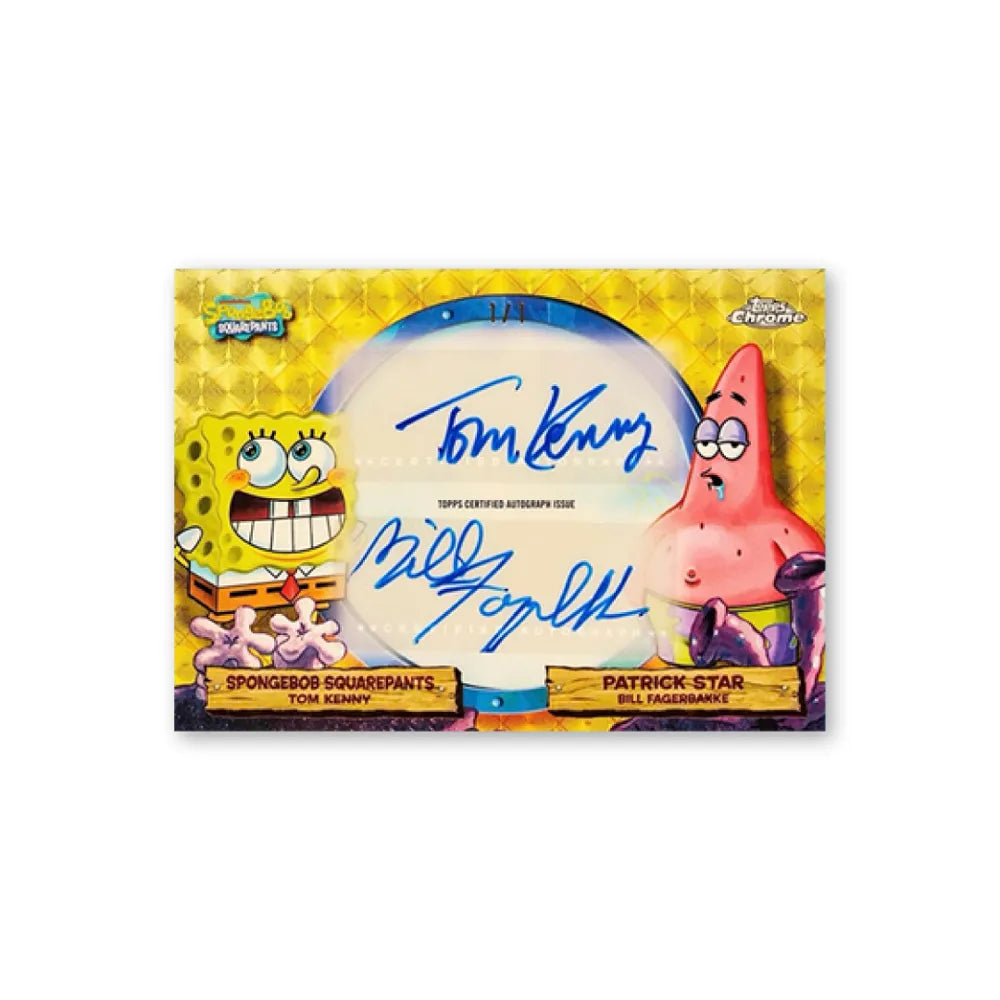 Topps Chrome SpongeBob 25th Anniversary 2025 - Value Box