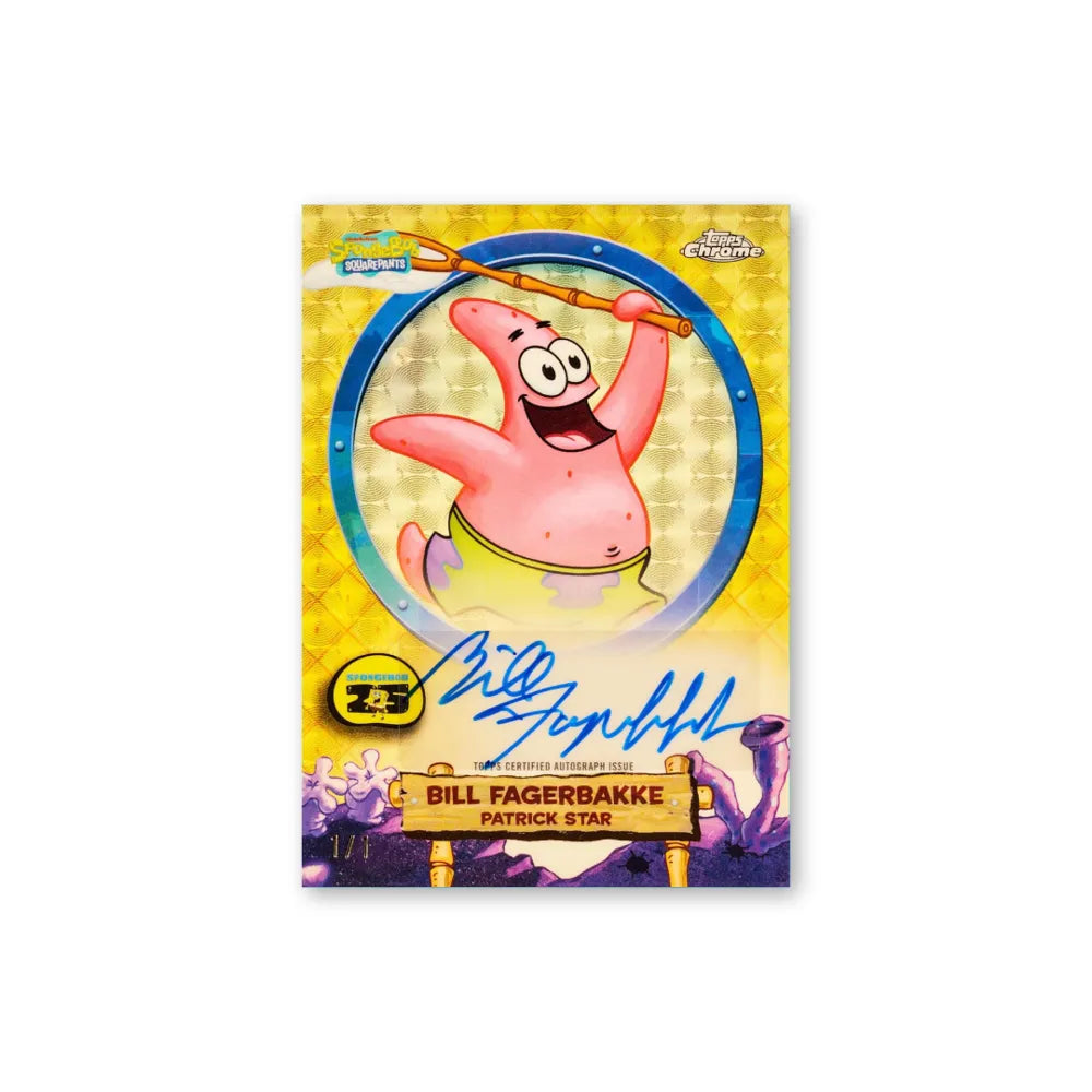 Topps Chrome SpongeBob 25th Anniversary 2025 - Value Box
