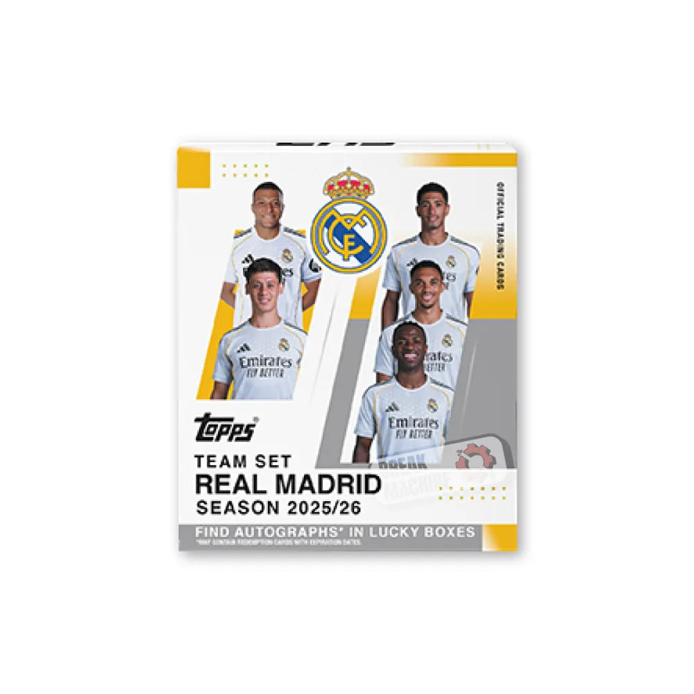 Topps Real Madrid Team Set 2025/2026 - Hobby Box – Break Machine