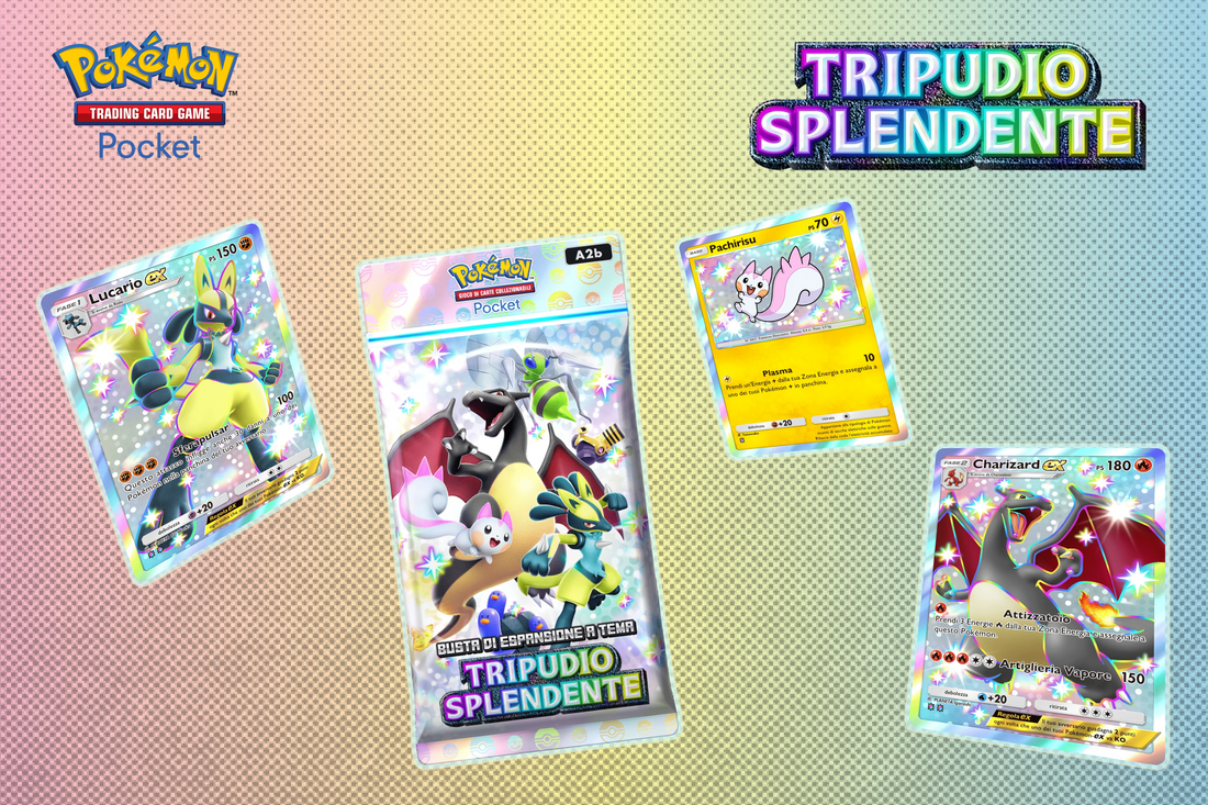 Pokémon Pocket: arriva Tripudio Splendente con i Pokémon shiny!