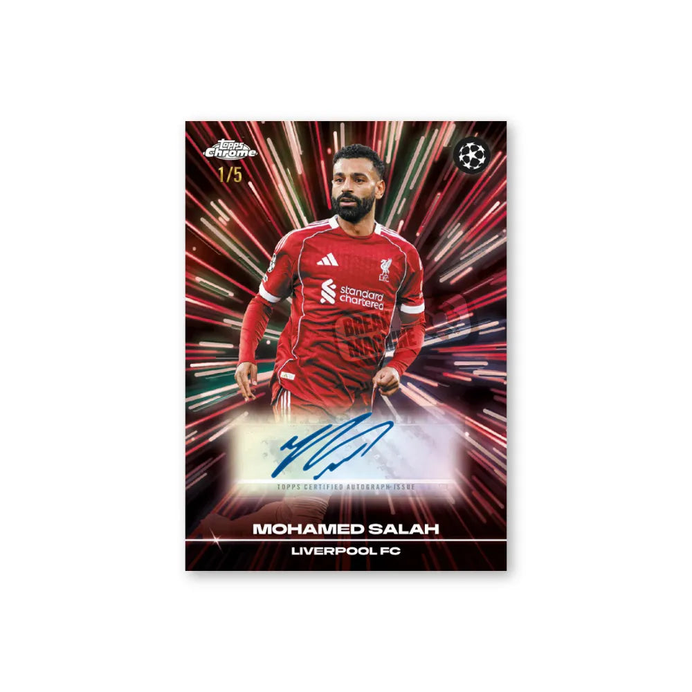 2025/26 Topps Chrome UEFA Club Competitions - UCC Mega Box