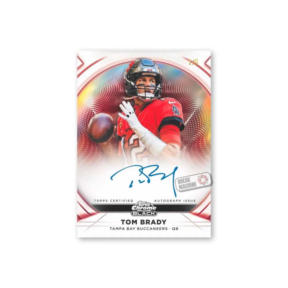 2025 Topps Chrome Black Football - Hobby Box - Pre Order
