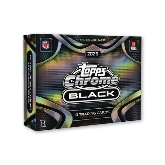 2025 Topps Chrome Black NFL Football - Hobby Box