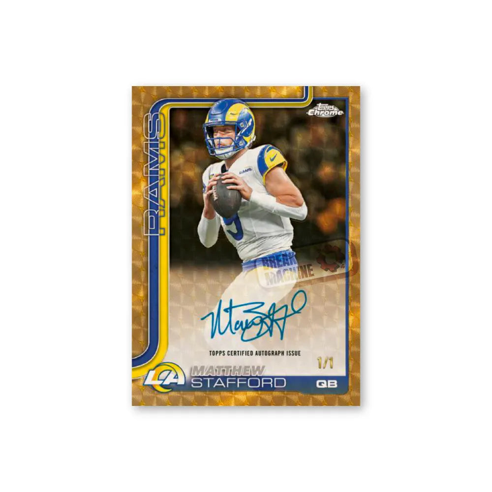 2025 Topps Chrome NFL Fútbol Americano - Box Breaker's Delight