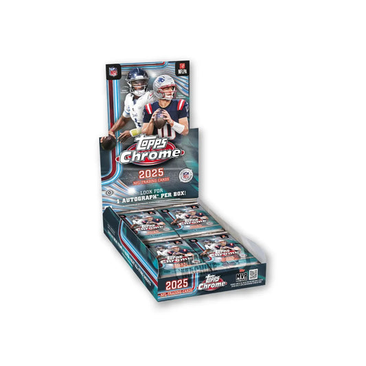 2025 Topps Chrome NFL Football - Hobby Box