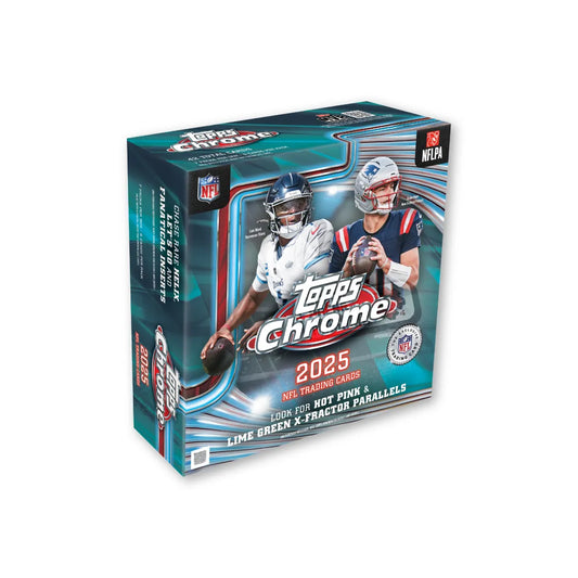 2025 Topps Chrome NFL Football - Mega Box - Pre Order