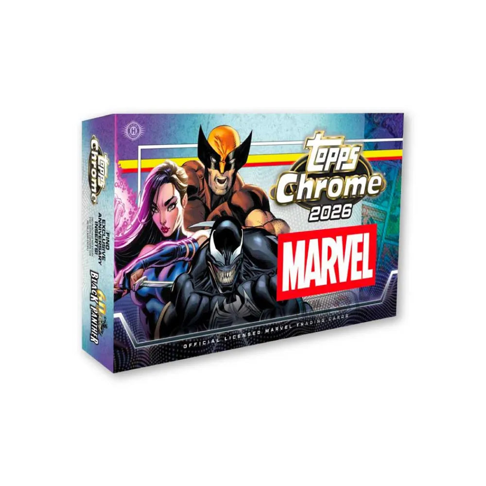 2026 Topps Chrome Marvel Comics - Hobby Box - Pre Order