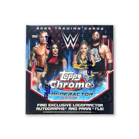 2026 Topps Chrome WWE Logofractor - Hobby Box - Pre Order