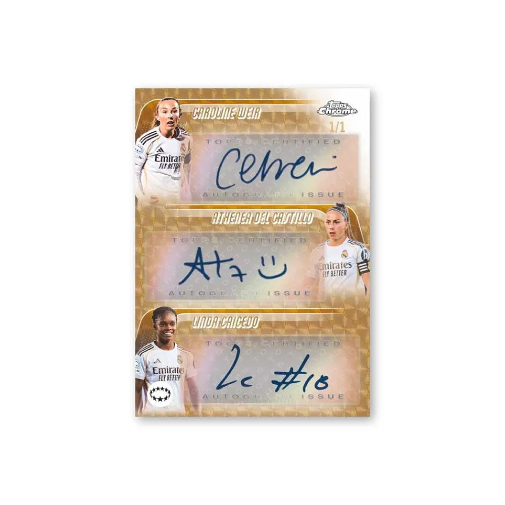 Topps Chrome UEFA Women’s Champions League 2025/26 - Hobby Box - Pre Order