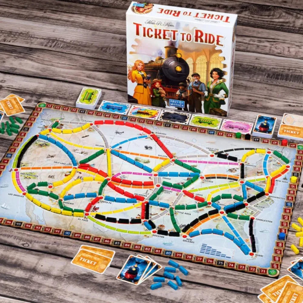 Asmodee - Ticket to Ride (italienische Ausgabe)