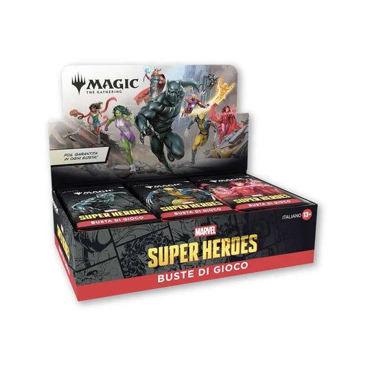 Magic The Gathering - Marvel Super Heroes - Play Boosters Box (IT) - Pre Order