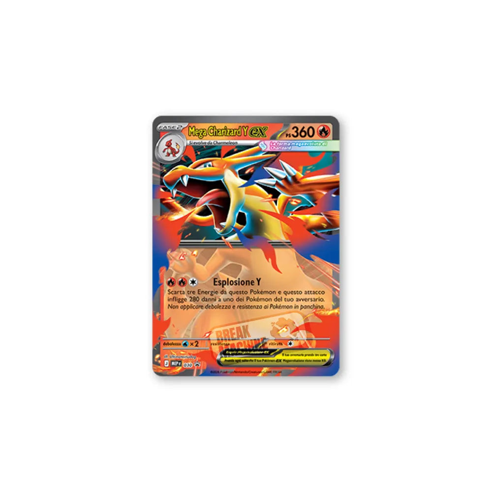 Tin da collezione Megaevoluzione: Mega Charizard Y EX
