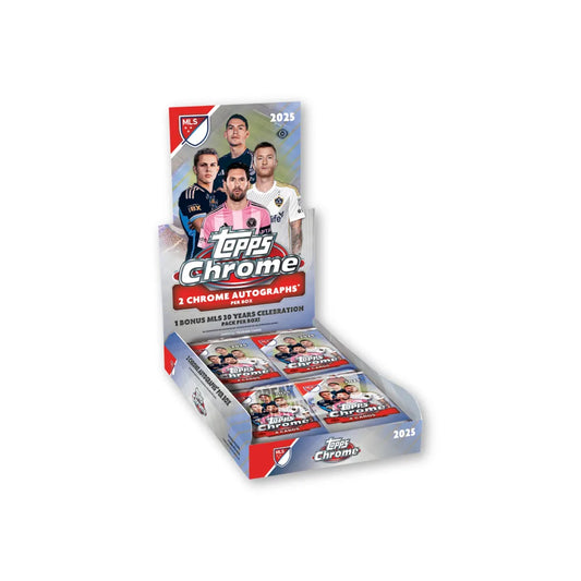 Topps Chrome MLS Major League Soccer 2025 - Hobby Box