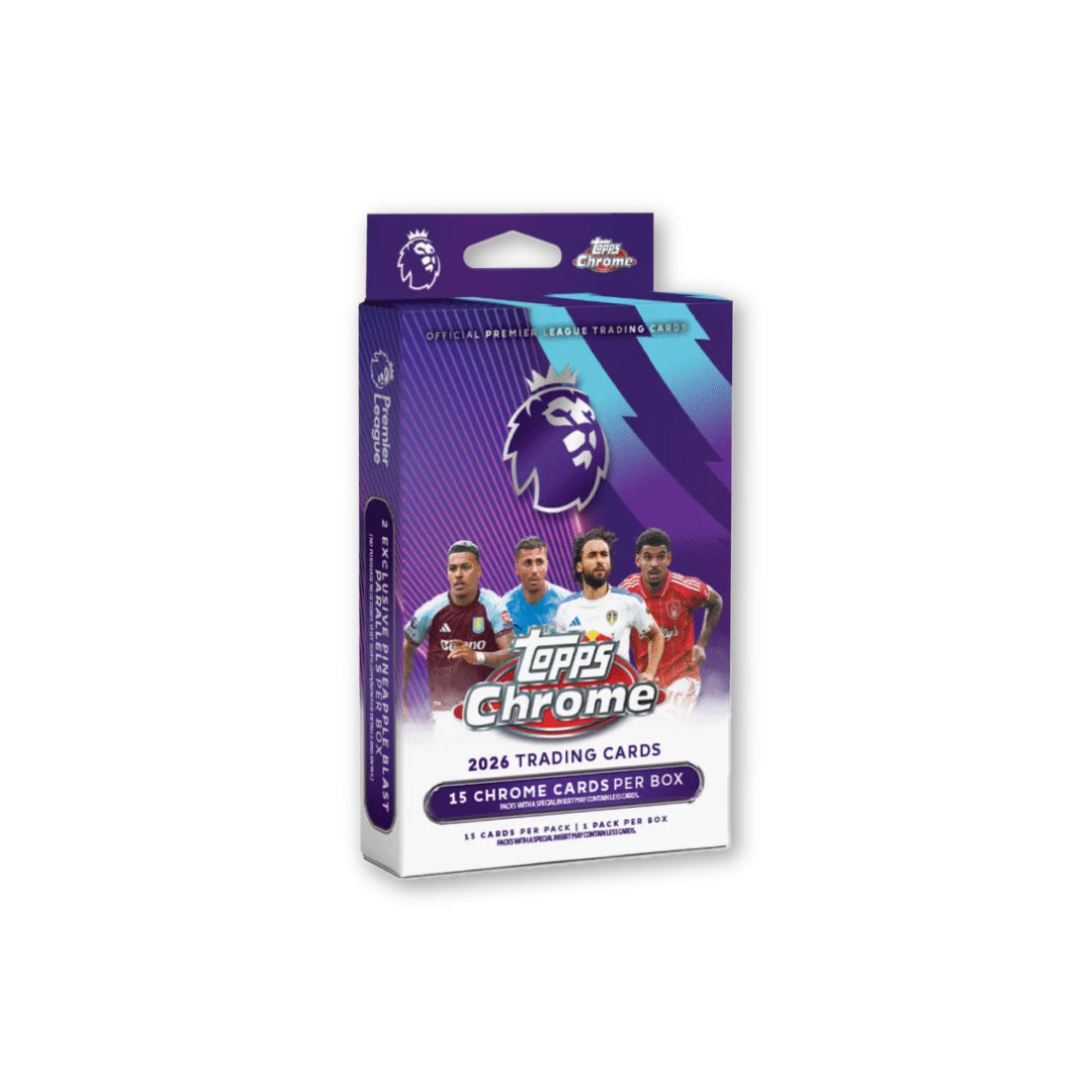 2026 Topps Chrome Premier League - Hanger Pack
