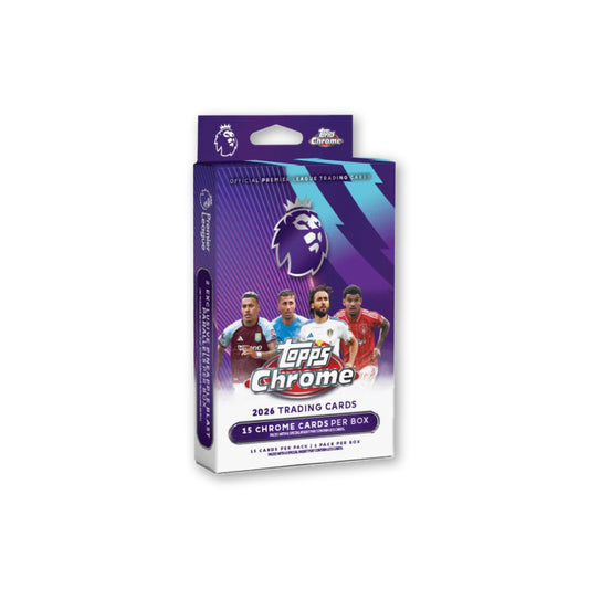 2026 Topps Chrome Premier League - Hanger Pack