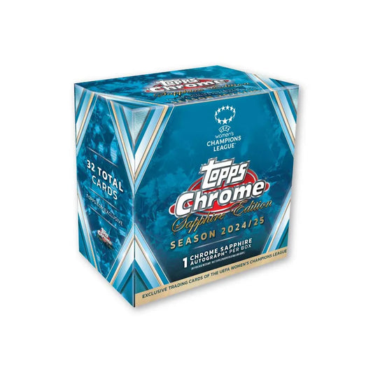 Topps Chrome Sapphire 2024/25 UEFA Women - UWCL Hobby Box - Pre Order