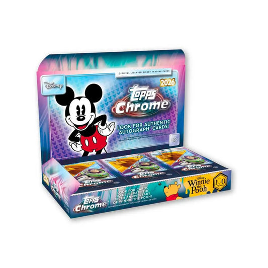 2026 Topps Chrome Disney - Hobby Box - Pre Order