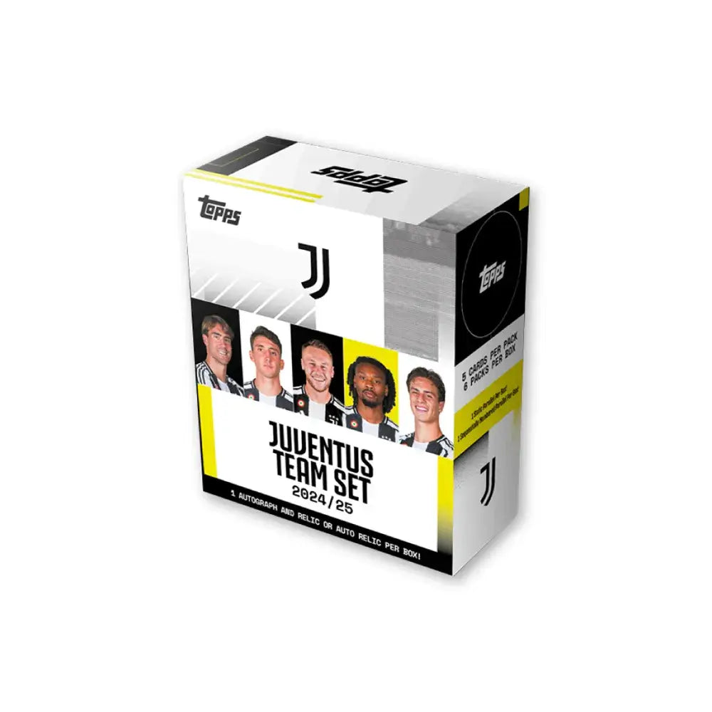 topps juventus team set 24 25 2024 2025 box hobby