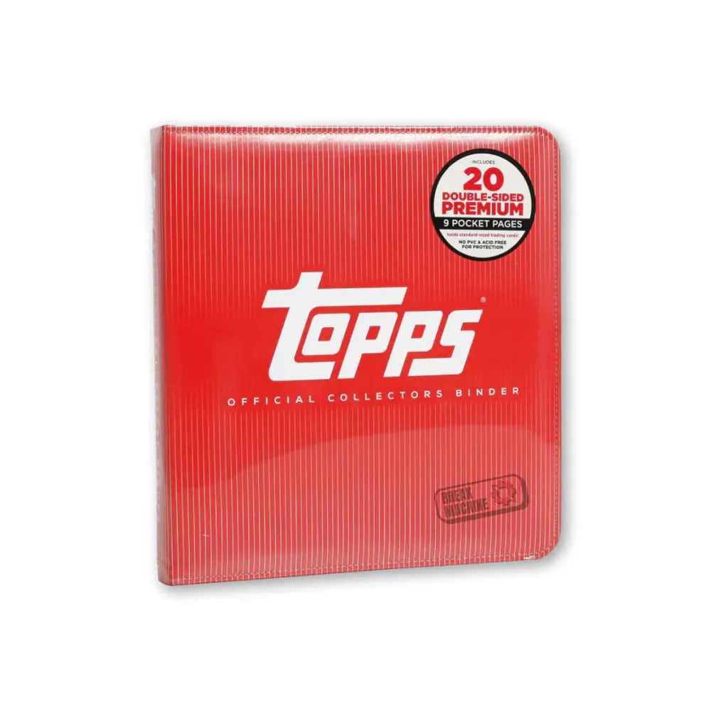 Topps Official Collectors Raccoglitore Binder Rosso