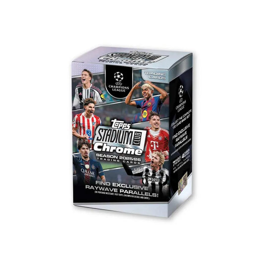 Topps Stadium Club Chrome UEFA Champions League 2025 2026 - Value Blaster Box - Pre Order